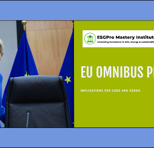 The EU Omnibus Proposal and Its Implications for CSRD and CSDDD